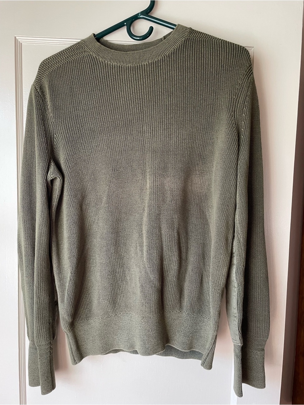 rag & bone Olive Crewneck Ribbed Knit Sweater